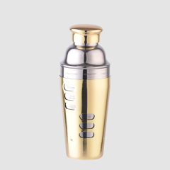Creation Factory Direct 700ml Double Wall Recipe Engraved Stainless Steel Cocktail Shaker