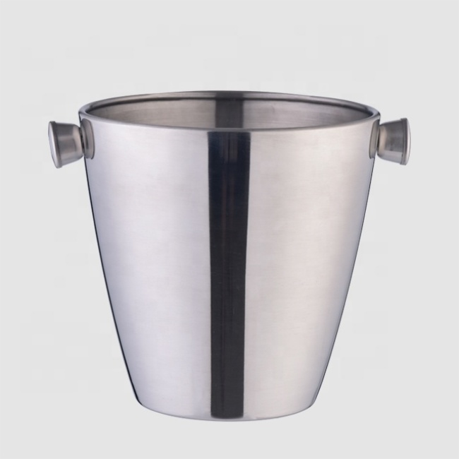 Factory Direct 3l bacardi industrial lfgb restaurant standing champagne stainless steel ice buckets for beer
