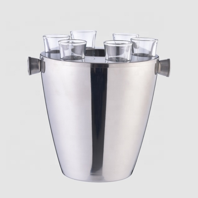 Factory Direct 3L custom logo personalised stainless steel wine beer champagne ice cooler bucket