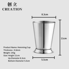 Factory Direct 12oz stainless steel mugs beerpong travel barrel coffee wine camping cups