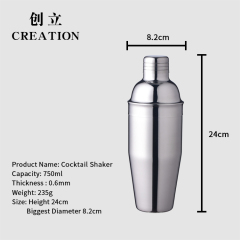 Creation Factory Direct Custom cocktail shaker Bar Tools Stainless Steel Stand Wine Opener Accessories Gift Set