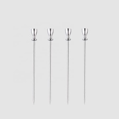 Factory Direct stainless steelmetal cocktail picks