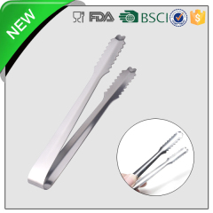 Factory Direct korean extra long metal stainless steel fish bbq grill tongs