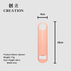 Factory Direct rose gold plate mounted spanner manual can copper stainless steel bottle opener