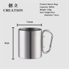 Factory Direct 10 oz stainless steel mugs beerpong travel barrel coffee wine color camping cups liner