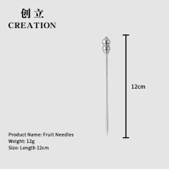 Factory Direct stainless steel cocktail stick fruit