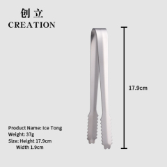 Factory Direct stainless steel ice tongs