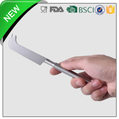 Factory Direct custom wholesale cheap mini kitchen accessories metal stainless steel serrated cheese knife