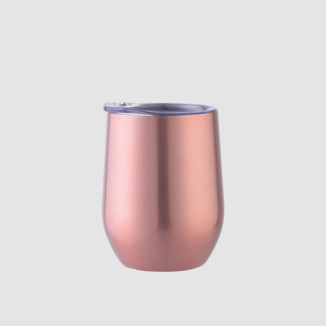 Factory Direct custom 400ml grade stainless steel cup keg souvenir copper beer mug with lid