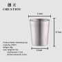 Factory Direct manufacturers private label 13oz stainless steel stemless barrel fooding wine cups for coffee