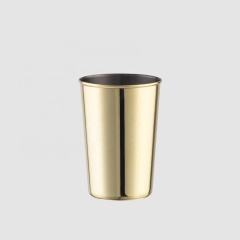 Factory Direct manufacturers none accessories new small gold metal stainless steel coffee tea tumbler hanging car cups with box