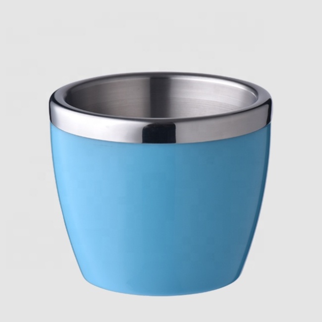 Factory Direct 750ml promotional small blue vintage mini champagne cheap plastic wine ice beer buckets cooler barrel with lid