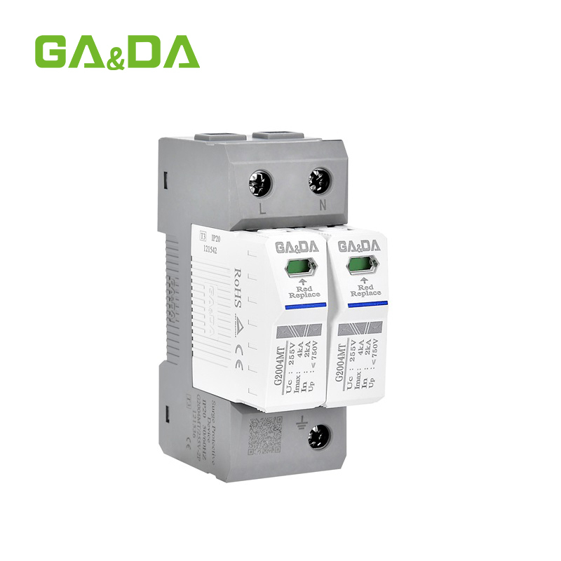 Failure indication function two pole Power Strip Surge Over-Voltage Protection 255V Best Power SPD