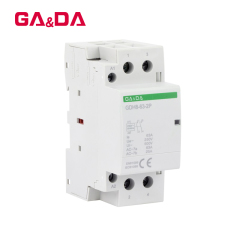 ac contactor 63a 2 pole coil voltage 24v 110v 230v 50/60hz din rail mounted ac contactor