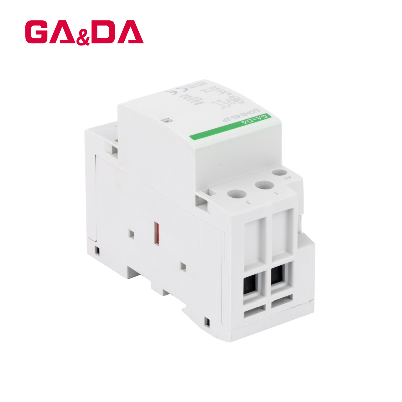 ac contactor 63a 2 pole coil voltage 24v 110v 230v 50/60hz din rail mounted ac contactor