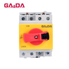 GDPV32-L2 PV Disconnect Switch waterproof isolation switch 2P 32A 600V 4P 32A 1000V 1200V  DC Solar IP20 Isolator Switch