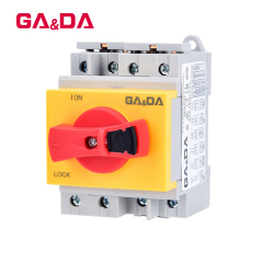 GDPV32-L2 PV Disconnect Switch waterproof isolation switch 2P 32A 600V 4P 32A 1000V 1200V  DC Solar IP20 Isolator Switch