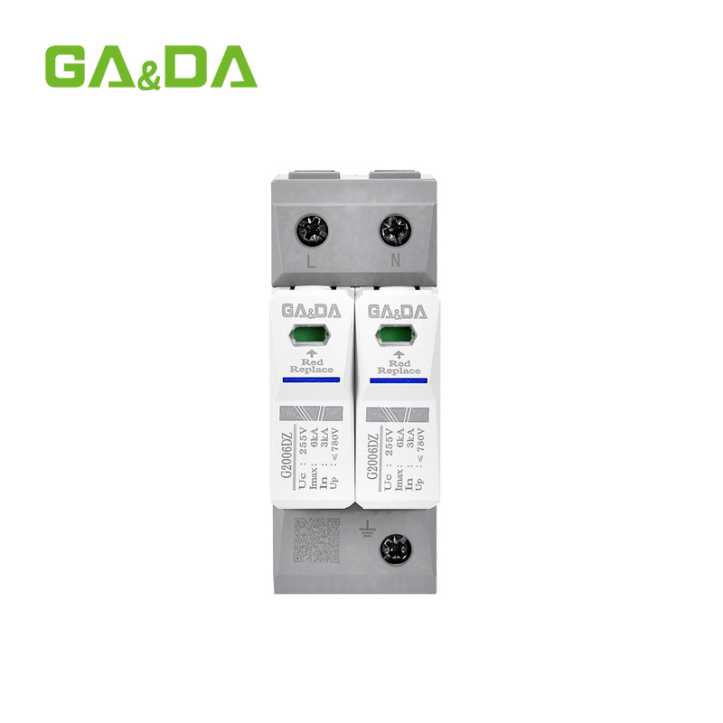 AC SPD 2p T2 Lighting Protector Surge Protective Device Surge Arrester SPD