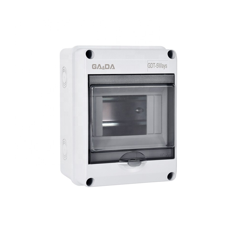 High quality GDT-5WAYS IP65 waterproof Plastic distribution box ABS plastic electrical db junction boxes