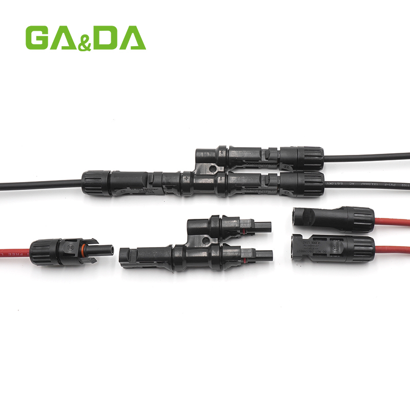 GADA High-temperature and waterproof T2 Branch Connector PV solar connector for Solar Panel