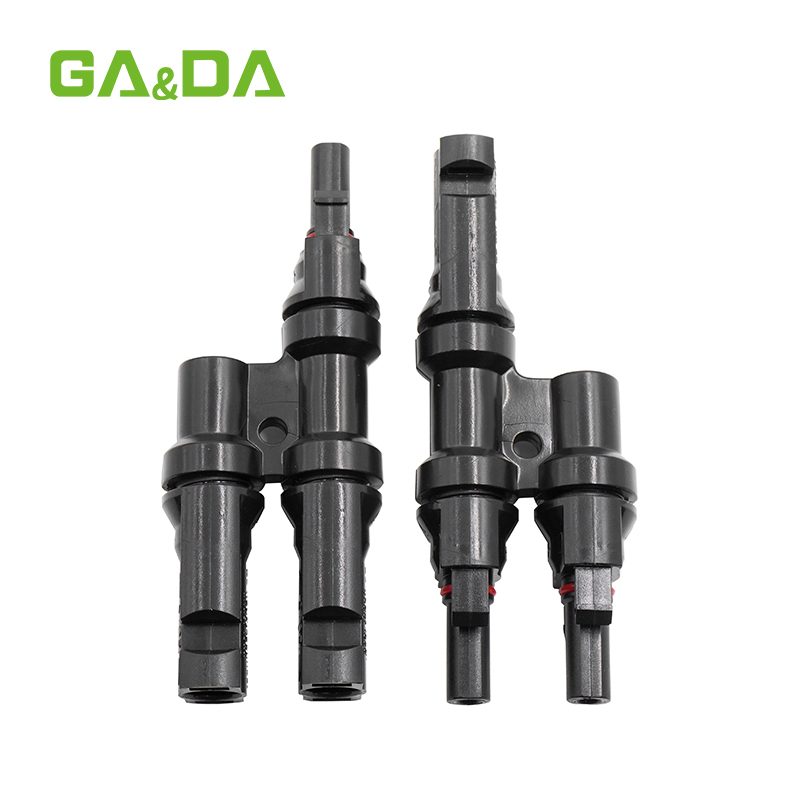 GADA High-temperature and waterproof T2 Branch Connector PV solar connector for Solar Panel