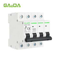 sell hot MCB AC mini circuit breaker  4.5KA AC 400V  miniature circuit breakers 1p 2p 3p 4pole