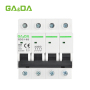sell hot MCB AC mini circuit breaker  4.5KA AC 400V  miniature circuit breakers 1p 2p 3p 4pole