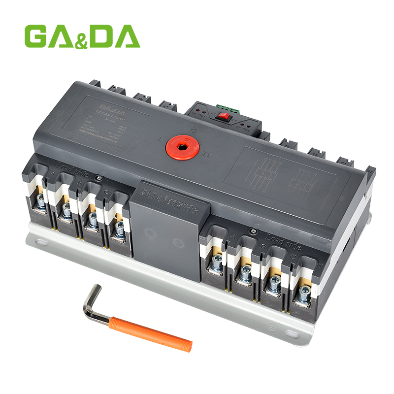 63A to 630A 3 phase ATS automatic changeover switch moulded case dual power automatic transfer switch