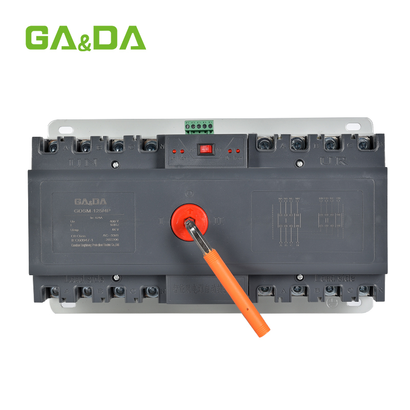 63A to 630A 3 phase ATS automatic changeover switch moulded case dual power automatic transfer switch