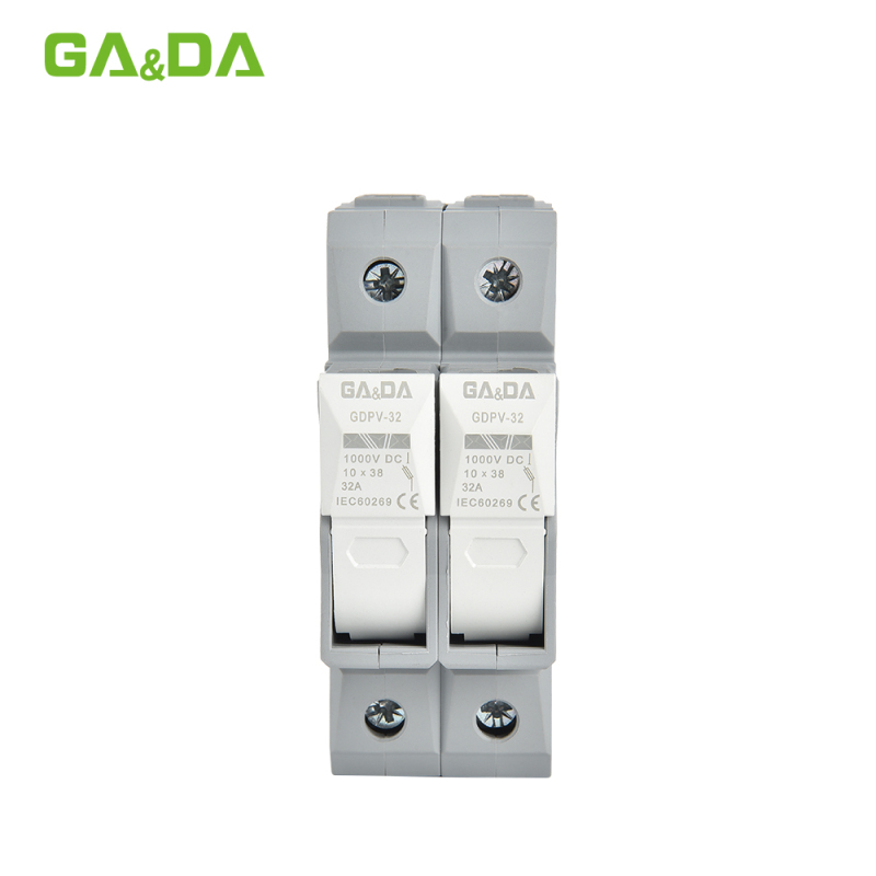 Photovoltaic Solar Electric 1000v Thermal 1a 2a 3a 5a 10a 15a 20a 25a 32a DC Fuse Holder And Base