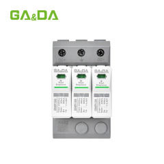 Solar PV Type 2 3P DC 1500V  surge protector protection arrester surge protective devices SPD