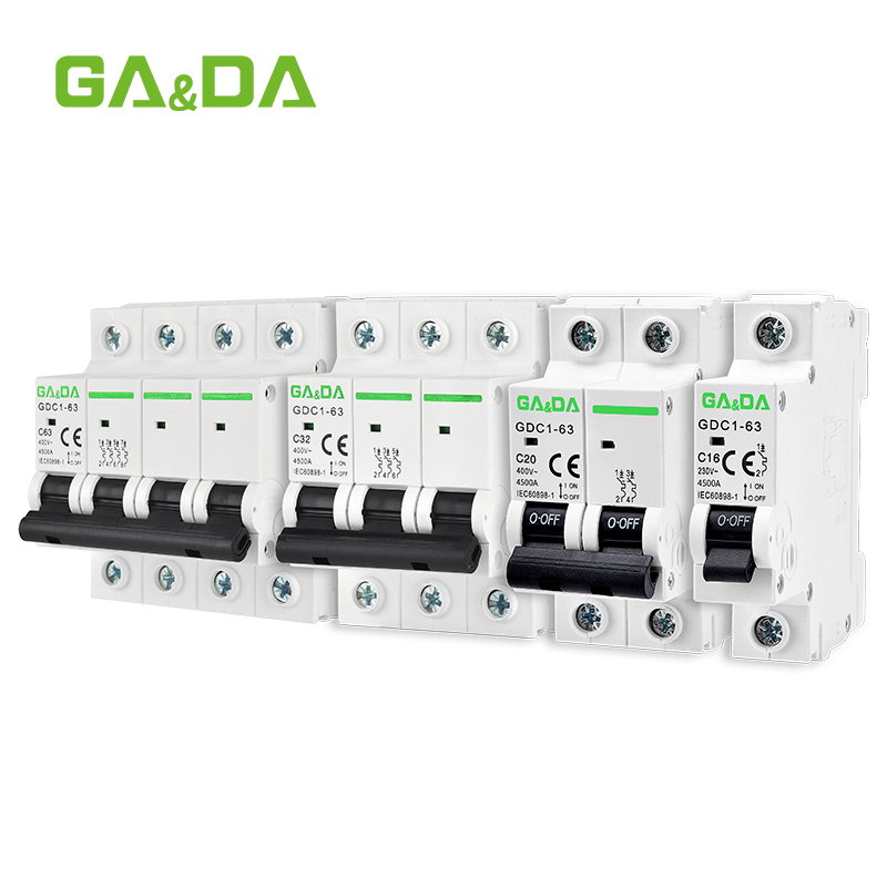 Sell hot MCB AC mini circuit breaker  4.5KA AC 400V  Miniature Circuit Breaker