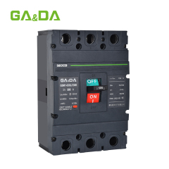 3 pole 4 pole MCCB 630A circuit breakers 400V Molded Case Circuit Breaker