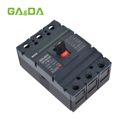3 pole 4 pole MCCB 630A circuit breakers 400V Molded Case Circuit Breaker