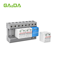T1+T2 SPD Surge Protector Protective Low-Voltage Arrester Device 100kA