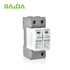 Surge protector CE TUV ROHS Solar PV 20kA-40kA 2P 1000V Class 2 SPD surge protection devices