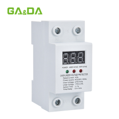 Voltage protector 220V 63A over voltage and under voltage protection va protector for ac power system