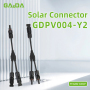 CE GDPV004-Y2 IP67 1000V Parallel Connection 1 To 2 Y Type Y branch DC waterproof pv solar power connector