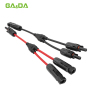 CE GDPV004-Y2 IP67 1000V Parallel Connection 1 To 2 Y Type Y branch DC waterproof pv solar power connector