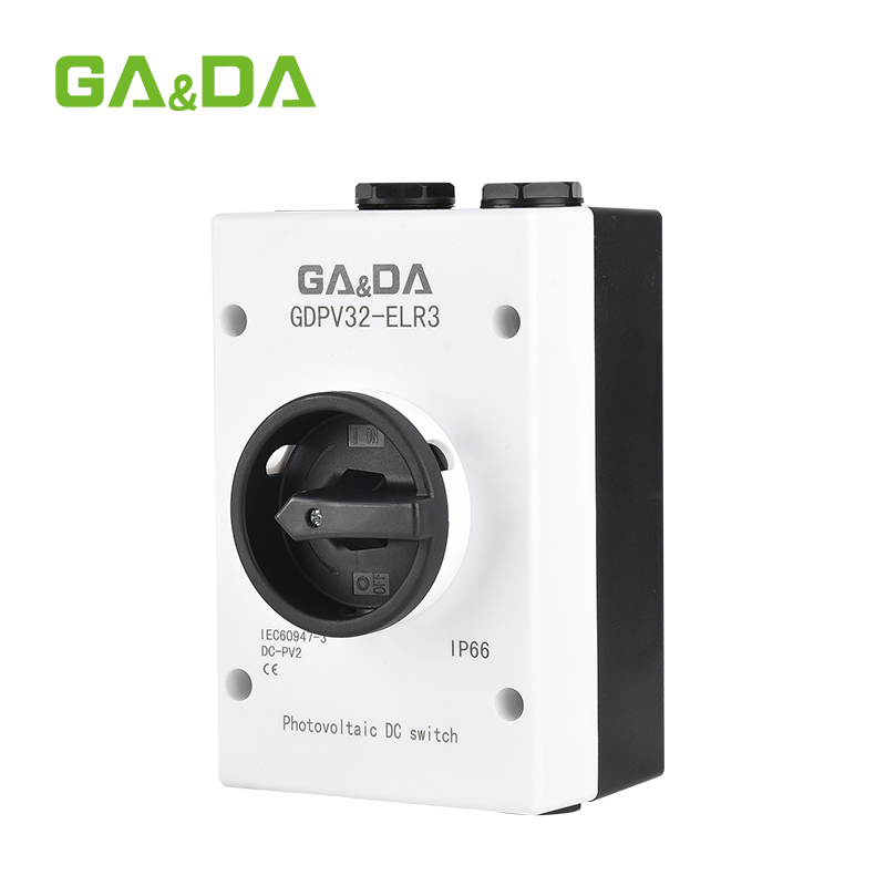 IP66 waterproof Rotary Switch 32A solar switch 4 Poles Pv Isolation Switch