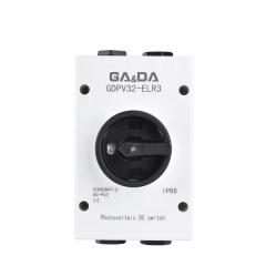 IP66 waterproof Rotary Switch 32A solar switch 4 Poles Pv Isolation Switch