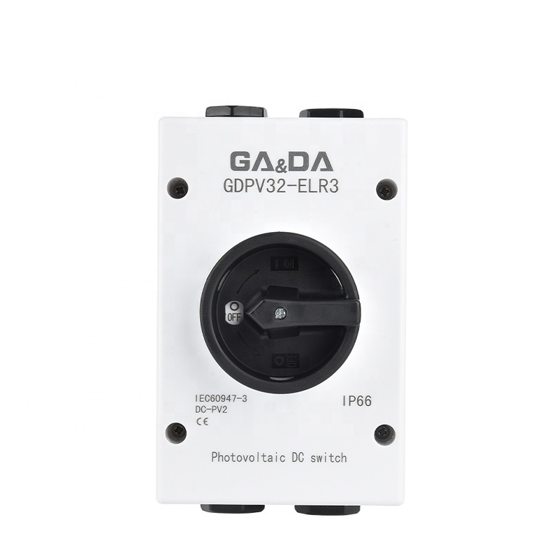 IP66 waterproof Rotary Switch 32A solar switch 4 Poles Pv Isolation Switch