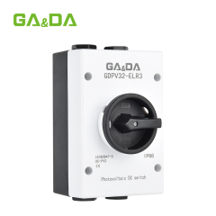 IP66 waterproof Rotary Switch 32A solar switch 4 Poles Pv Isolation Switch