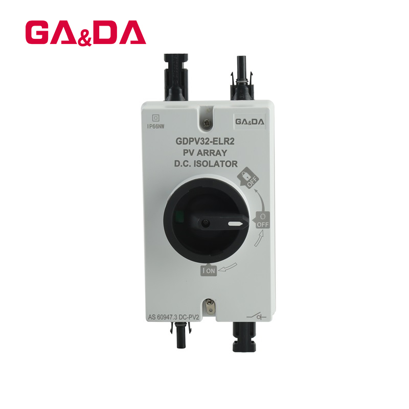 Weatherproof Protected GDP32-ELR2-MC4 IP66 Waterproof 2 Pole 4 Poles Available Waterproof Dc Disconnector MC4 CE approved