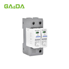 GADA 35mm DIN Rails low voltage AC 2pole Surge Protector Good contact performance SPD