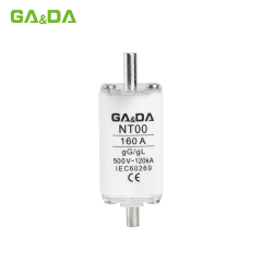 GADA HRC NT00 NH00 fuse High Breaking Capacity 120kA 500VAC Fuse Link  With CE