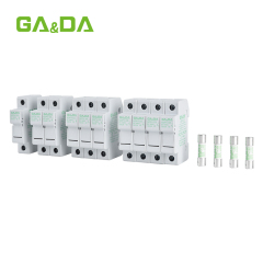 Reliable 1000V DC 30A Solar Fuse link 10X38mm ceramic fuse base Low Voltage solar dc fuse
