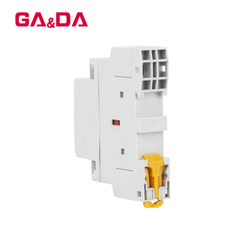 Magnetic Electrical 25A AC Contacts Manual 2NO 1NO+1NC 2NC AC 2 Pole Household Contactor