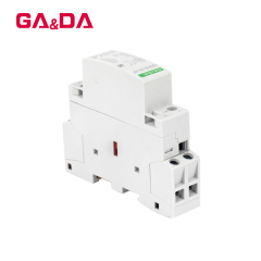 Magnetic Electrical 25A AC Contacts Manual 2NO 1NO+1NC 2NC AC 2 Pole Household Contactor