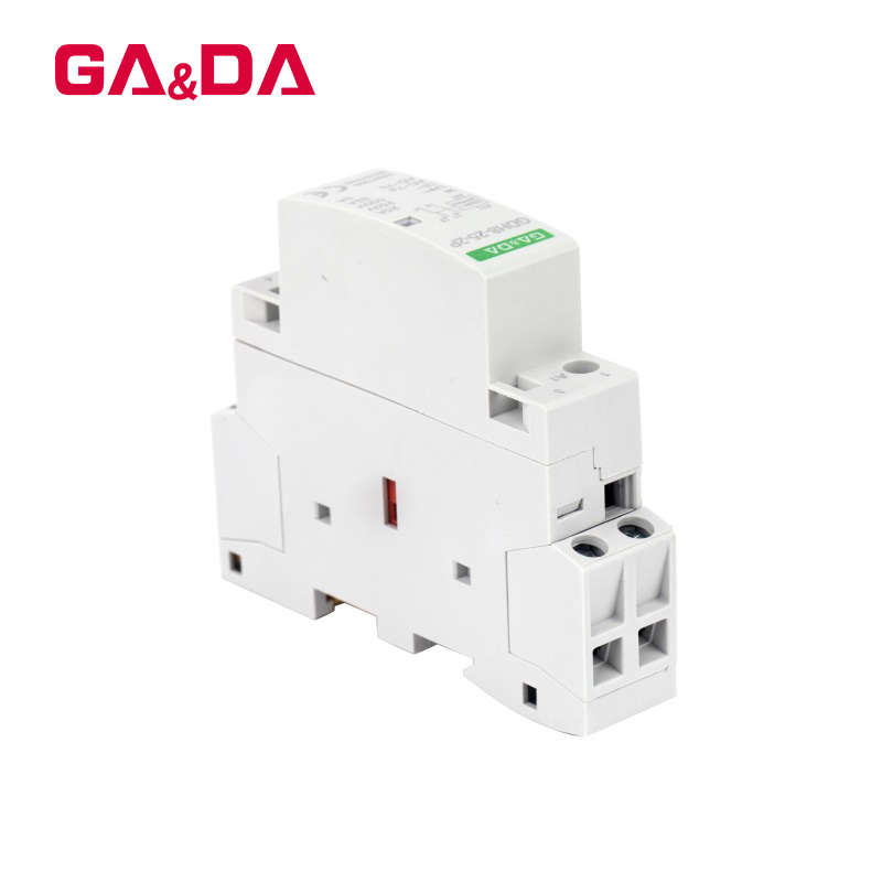 Magnetic Electrical 25A AC Contacts Manual 2NO 1NO+1NC 2NC AC 2 Pole Household Contactor